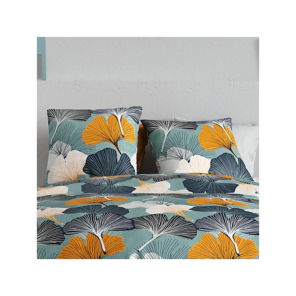 Housse de couette 260x240 GINK   2 taies coton 57 fils