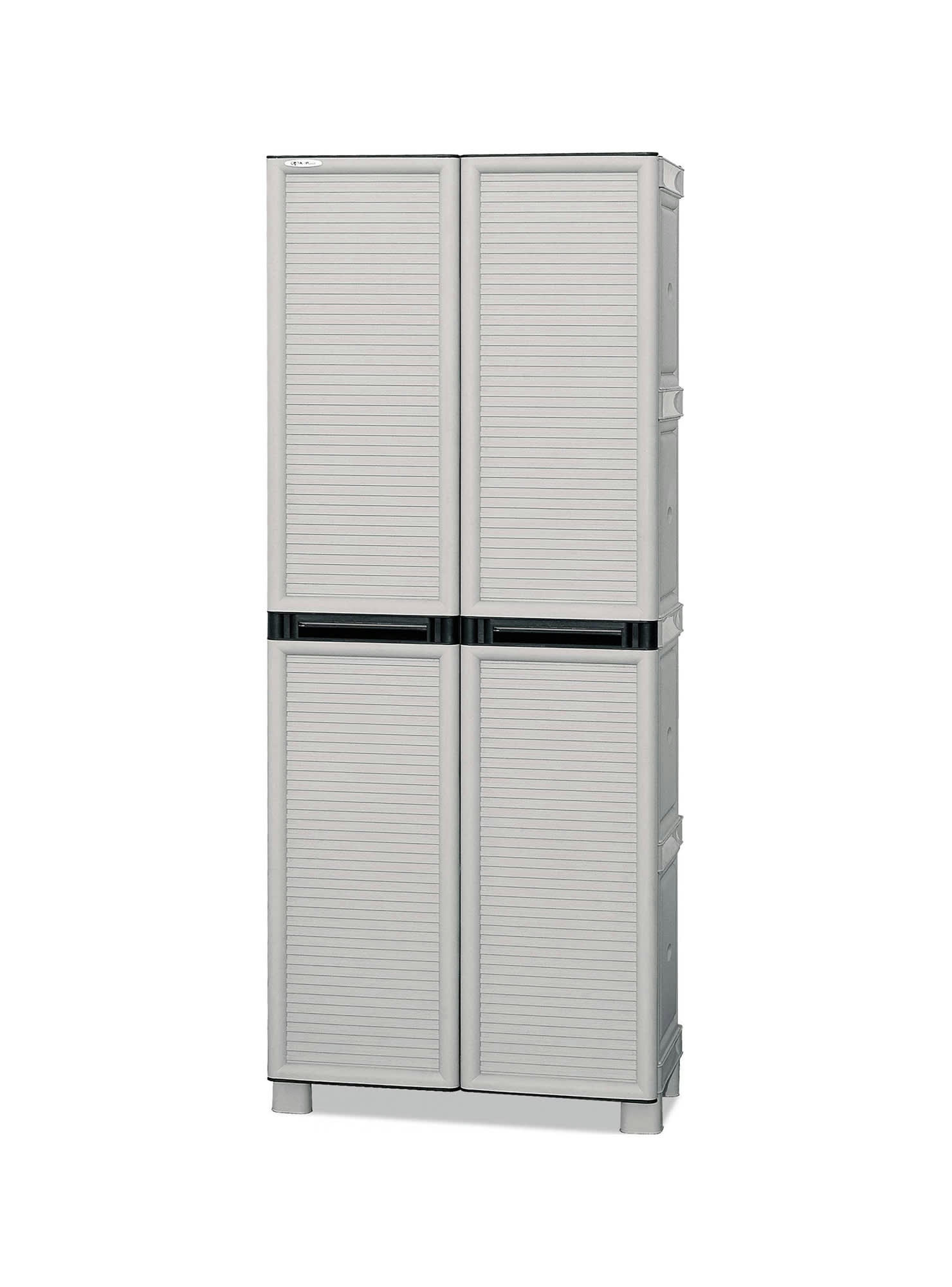 - Armoire extérieure ou intérieure en polypropylène gris