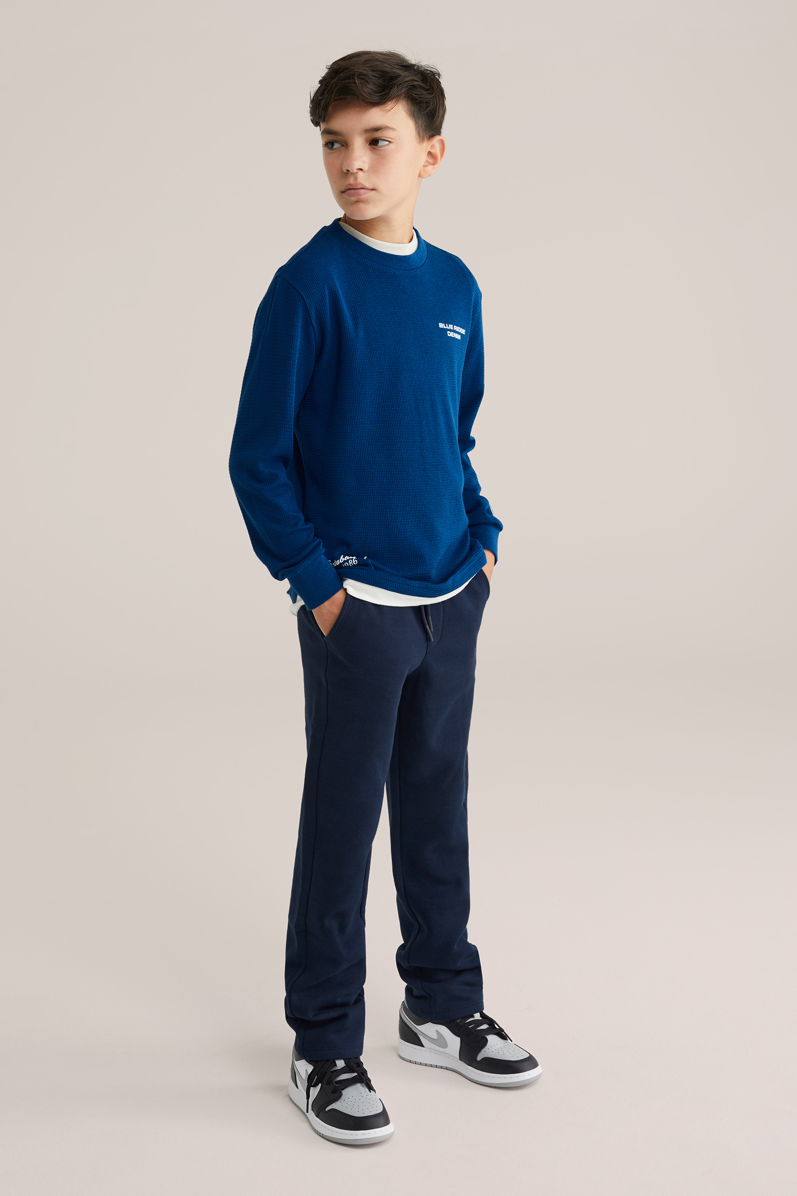 Jongens straight fit joggingbroek