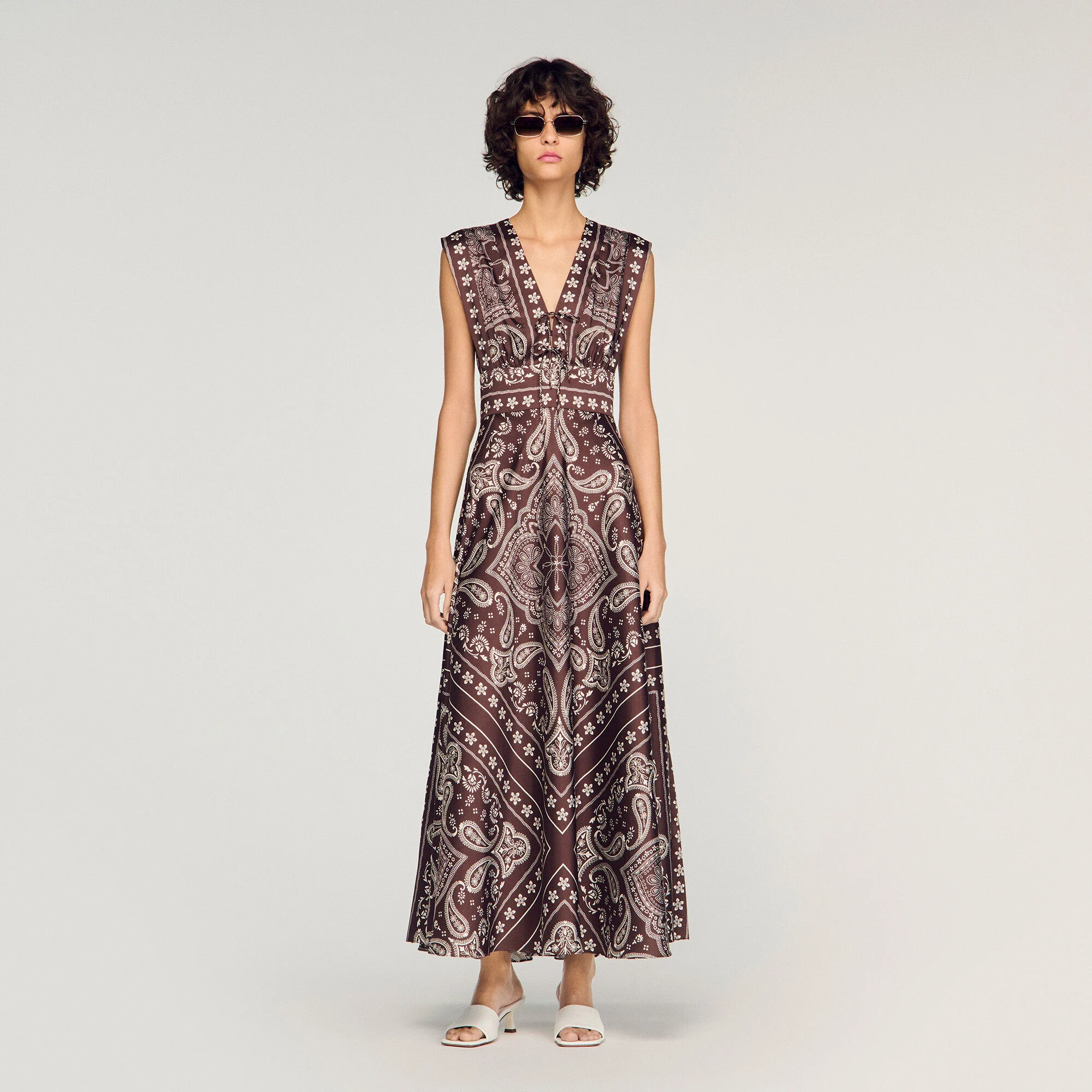 Robe longue imprimé bandana