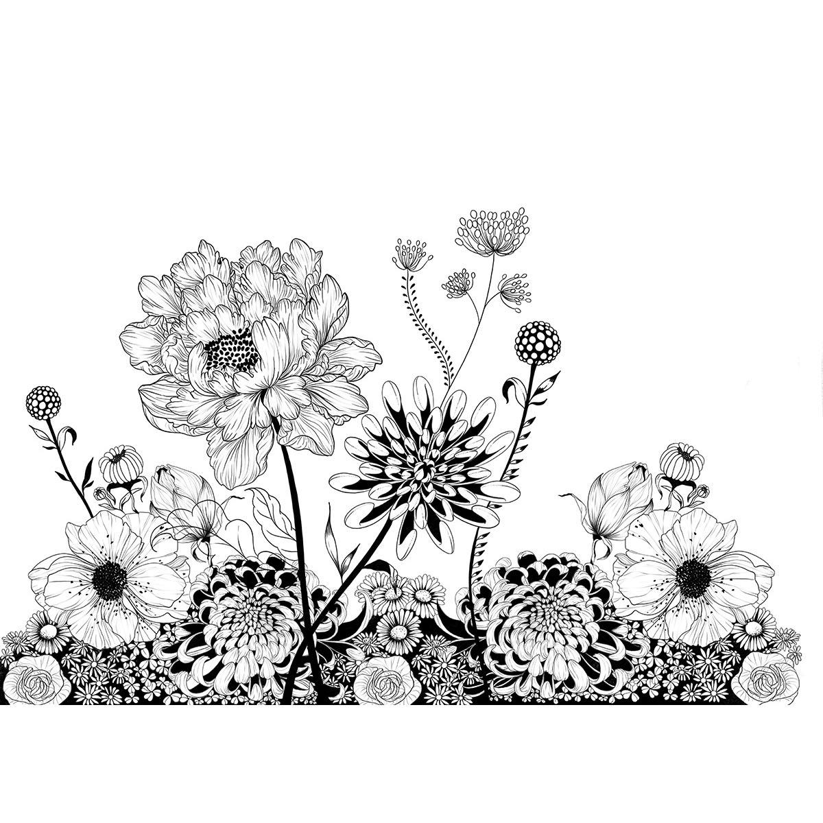 - Papier peint panoramique kahli 340 x 250 cm