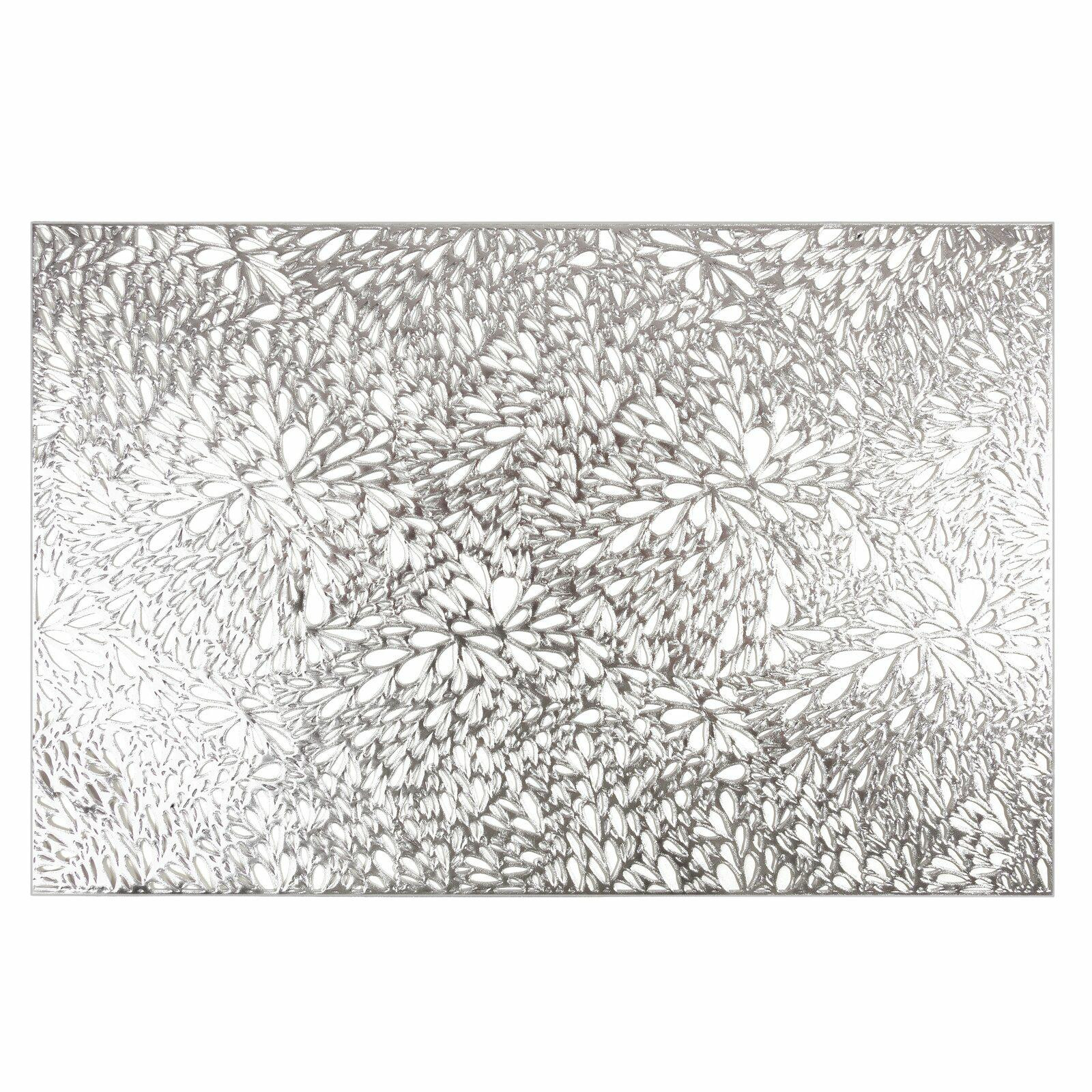 Podkładka stołowa MELANIE 30x45 cm srebrna