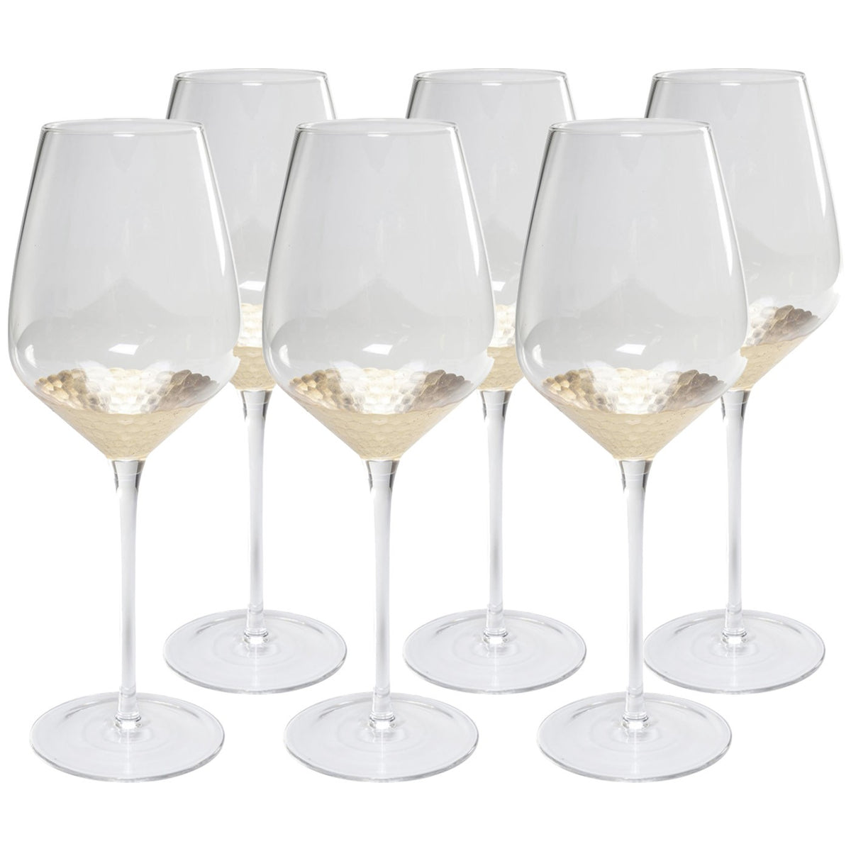 Kare Design Wijnglazen Rode Gobi (6/set)