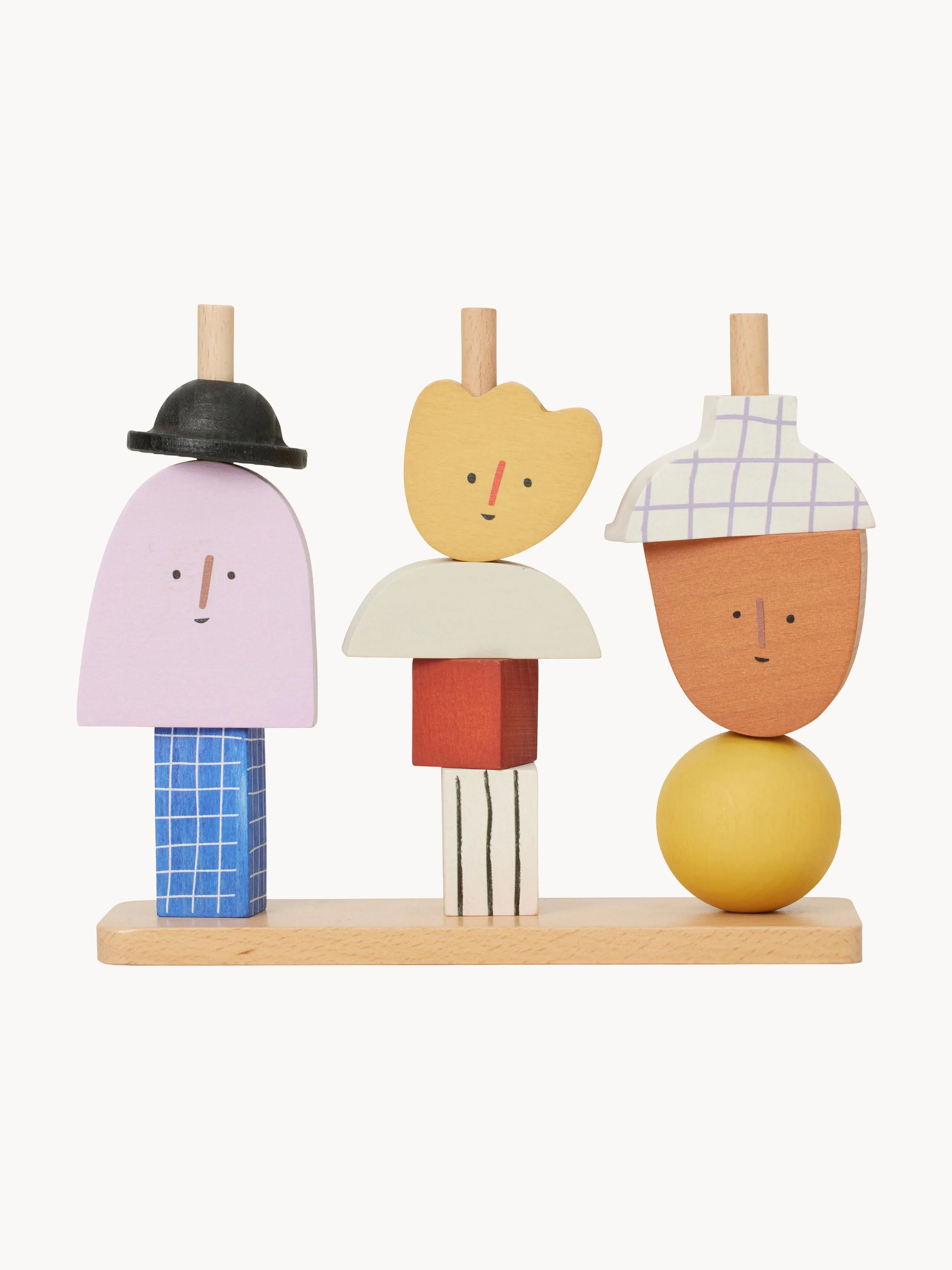 Spielzeug Character aus Buchenholz