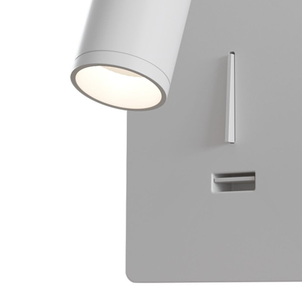 Kinkiet Miraxbiały LED 1x3W 200lm wym:18,6x6,5x7cm IP20 Maytoni