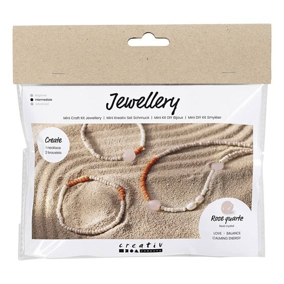 Rose Quartz Jewellery Mini Craft Kit