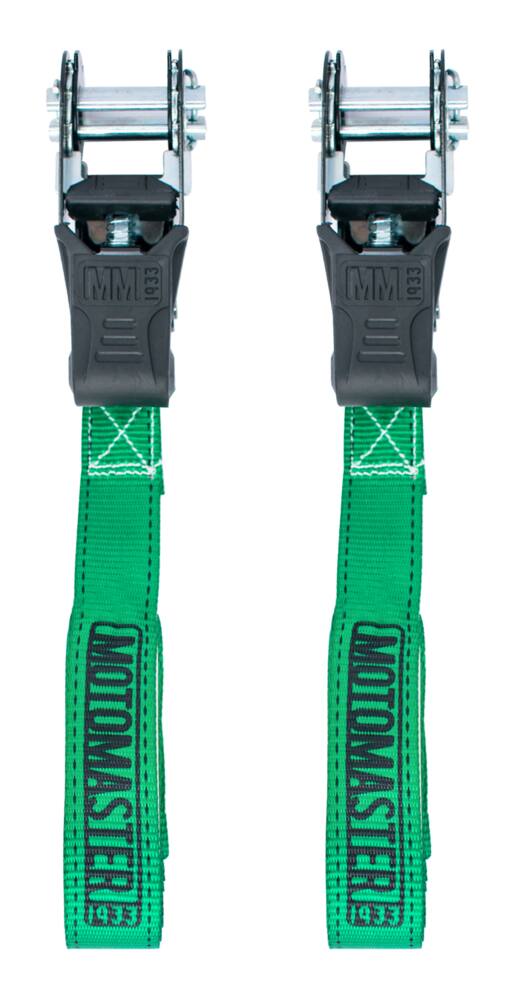 MotoMaster 1,500-lb Padded Ratchet Tie Down Straps, Weatherproof, 1-in x 6-ft, 2-pk