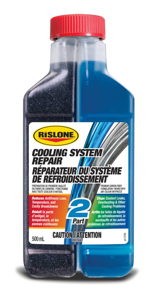 Rislone High-Mileage 2-Part Cooling System Repair, 500-mL