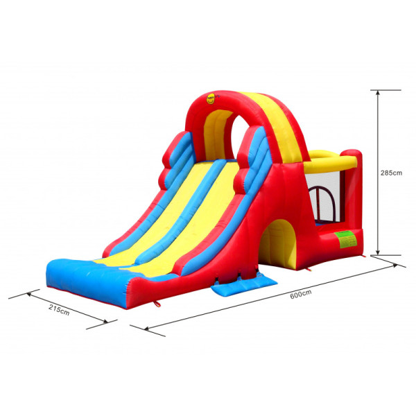Dmuchany plac zabaw trampolina COMBO SLIDE Happyhop