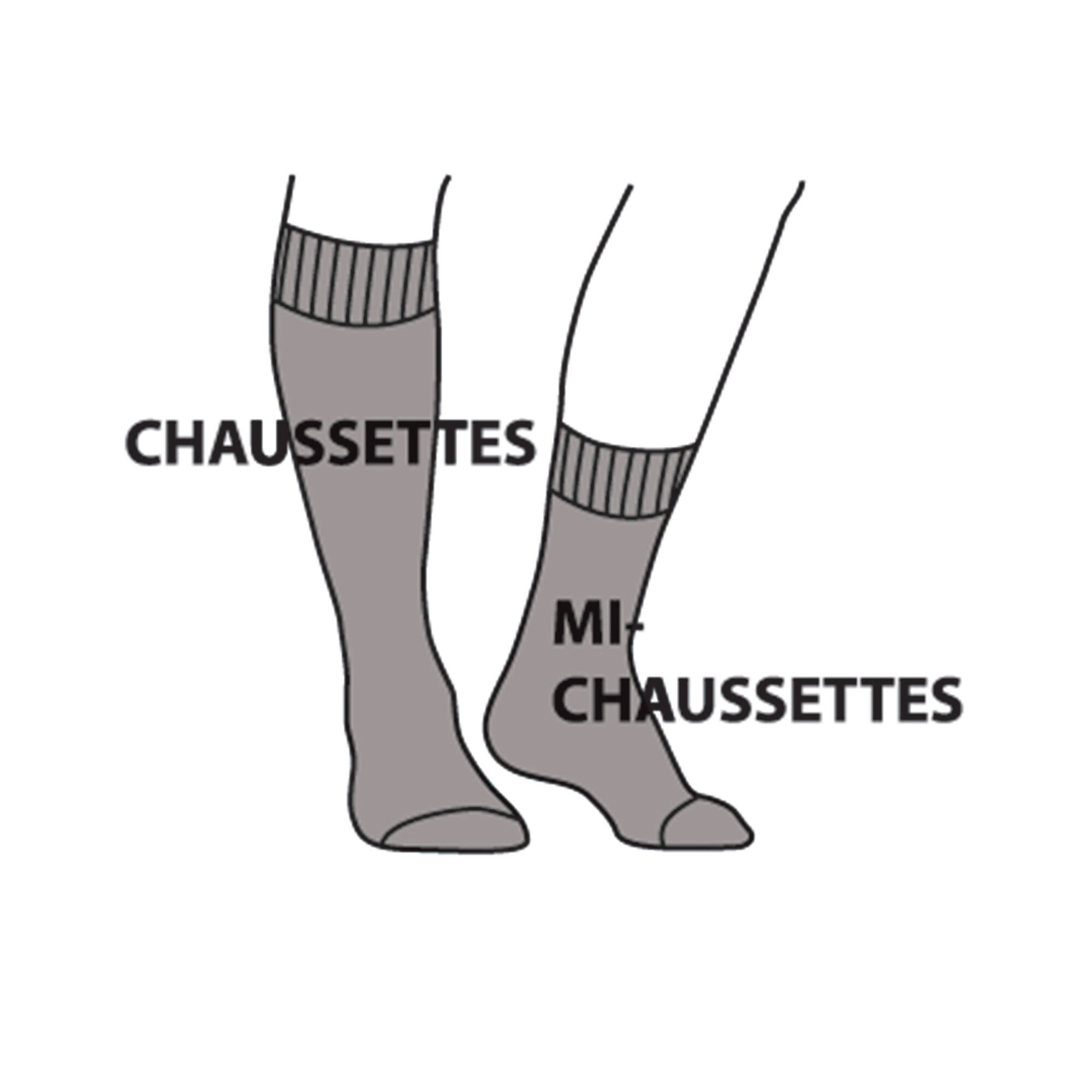 Mi-chaussettes fil d'Ecosse effet massant - lot de 2 paires
