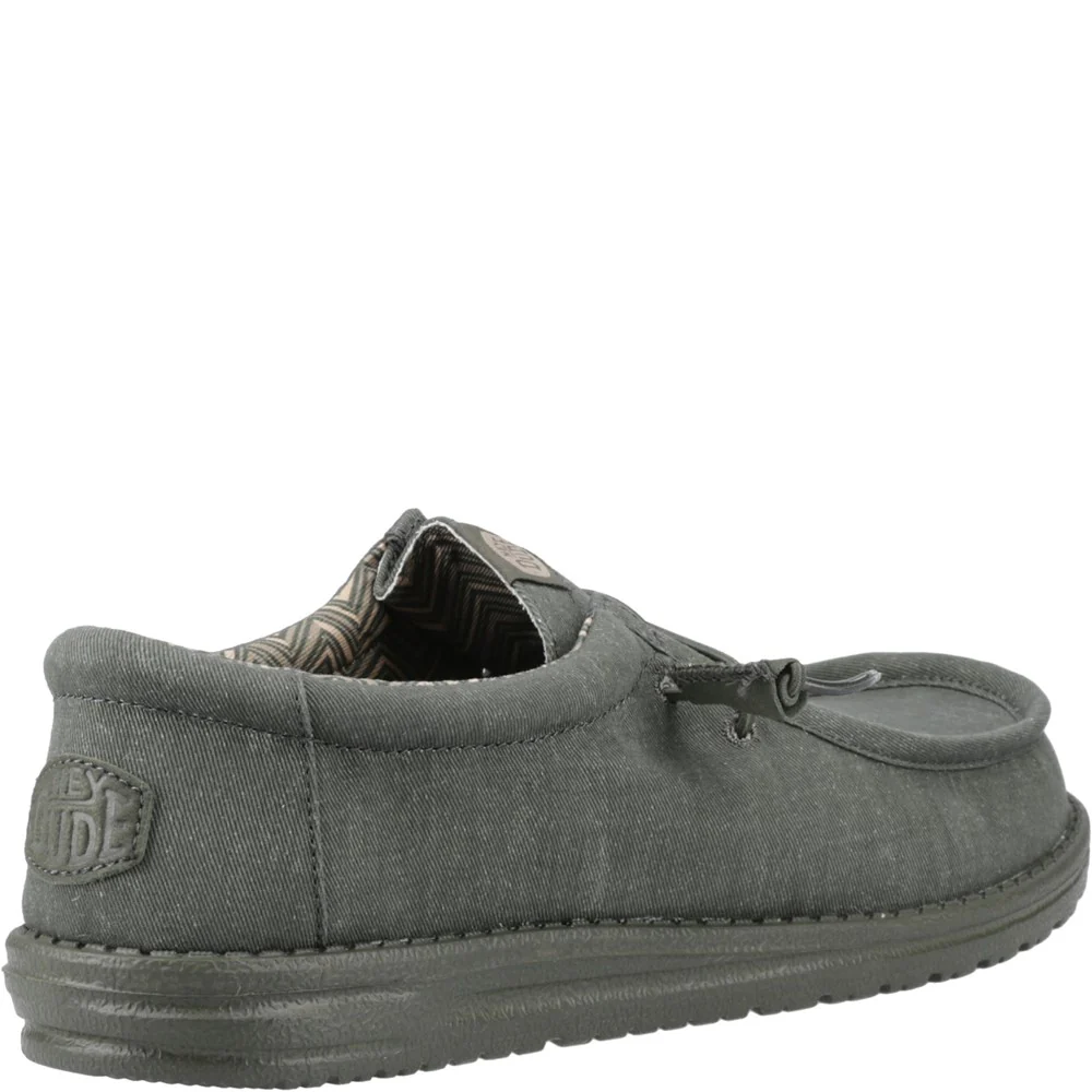 HEYDUDE Wally Stretch Canvas Slip on Shoe