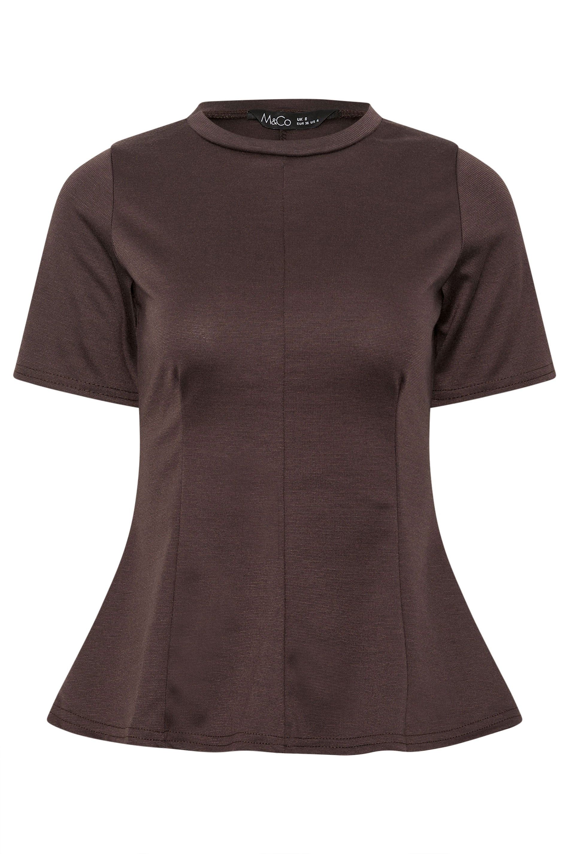 M&Co Petite Fitted Waist T Shirt