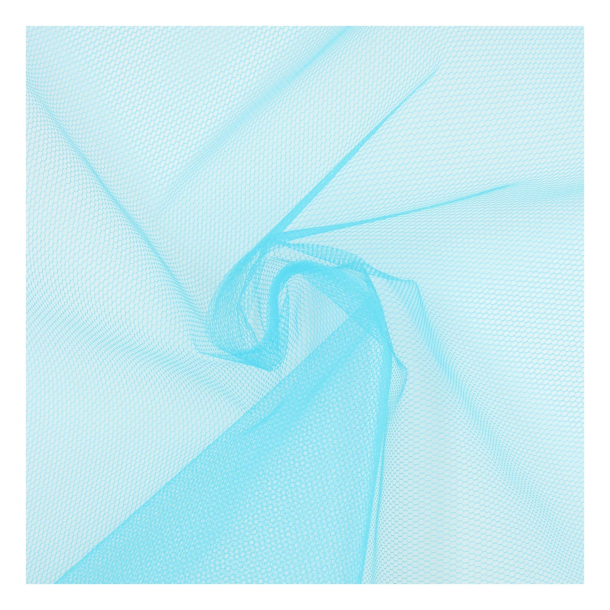 Peacock Nylon Dress Net Fabric by the Metre