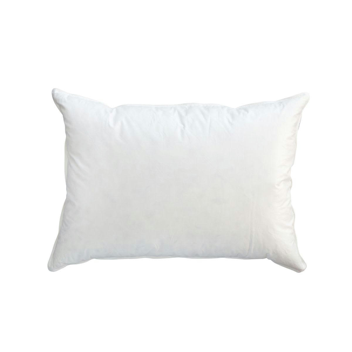 PREMIUM - Oreiller naturel mi-ferme enfant en plumes et duvet 40x60 cm