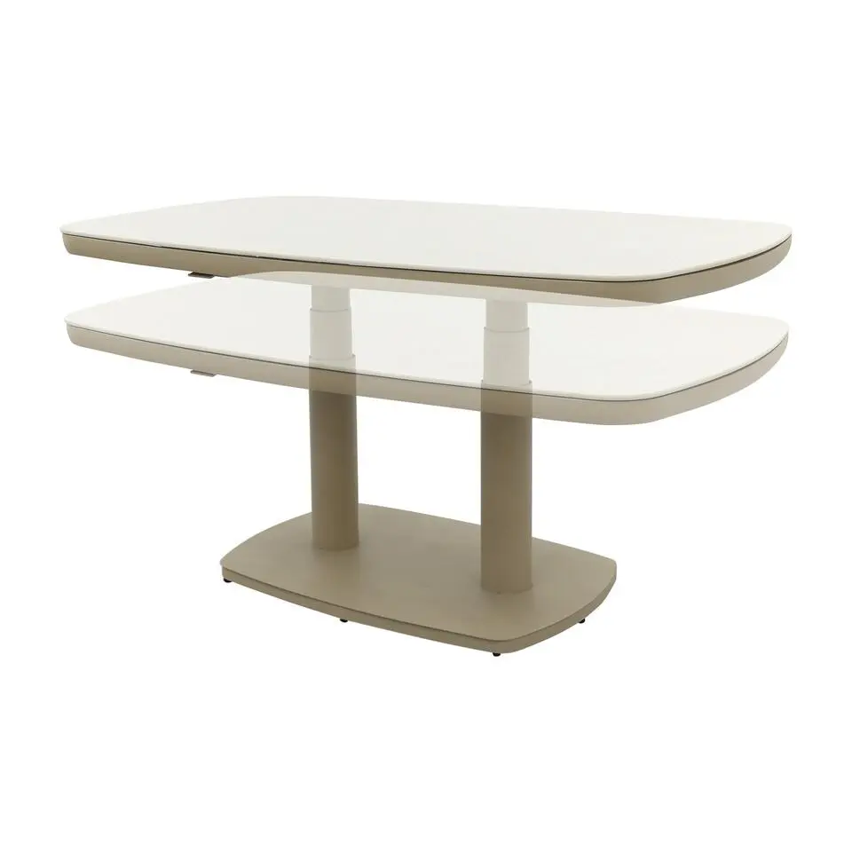 VDG Welton up&down verstelbare tuintafel - Latte