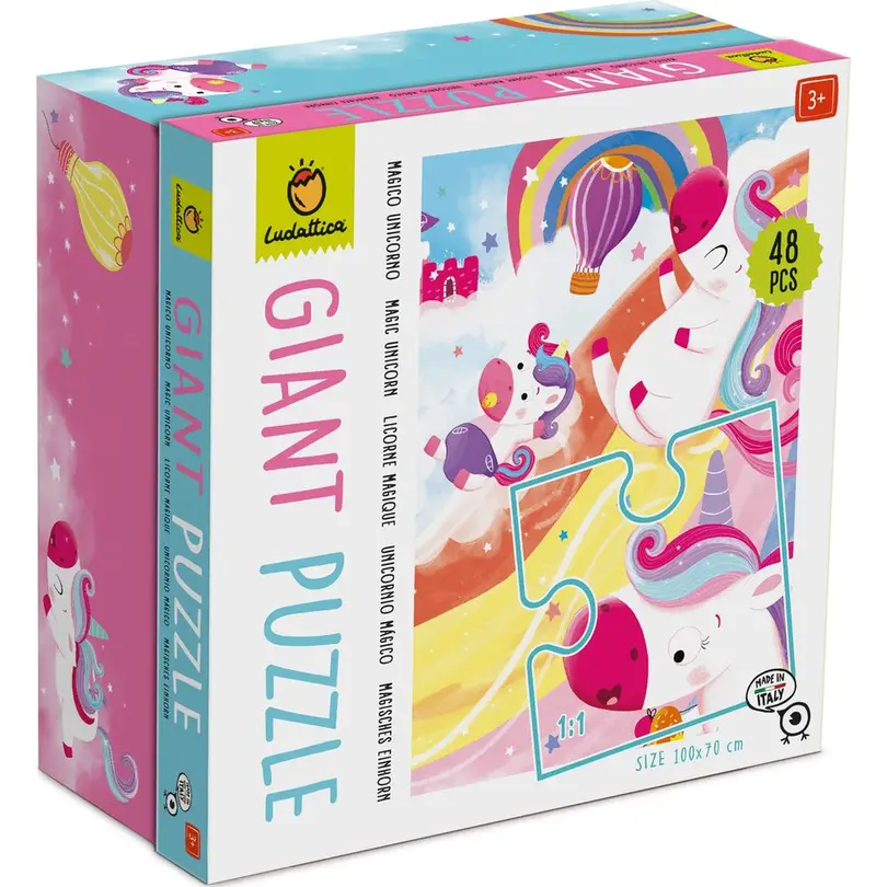 Puzzle 48-teilig Magische Einhörner
