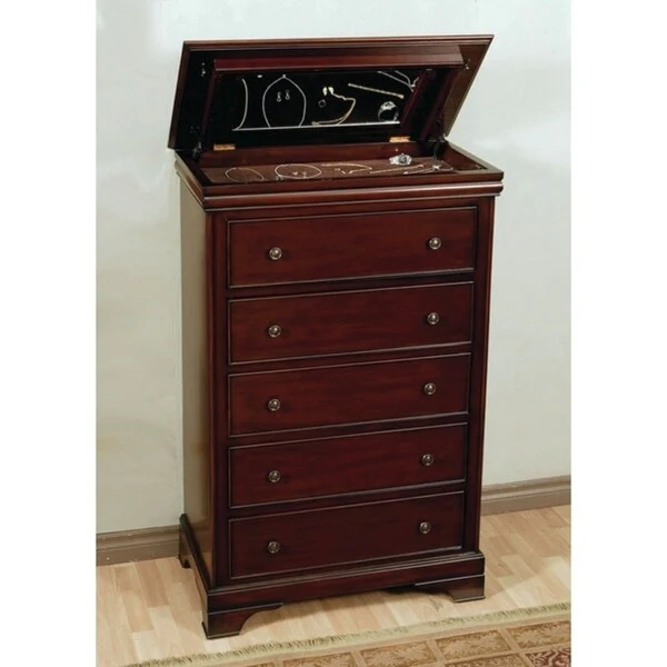 Versailles Deep Mahogany 5-piece Bedroom Set