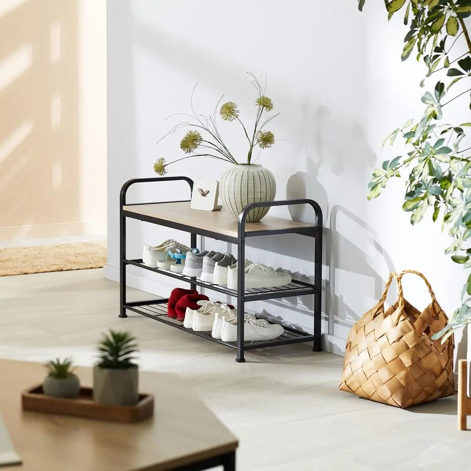 tectake Schoenenrek Southampton 91x36x55cm