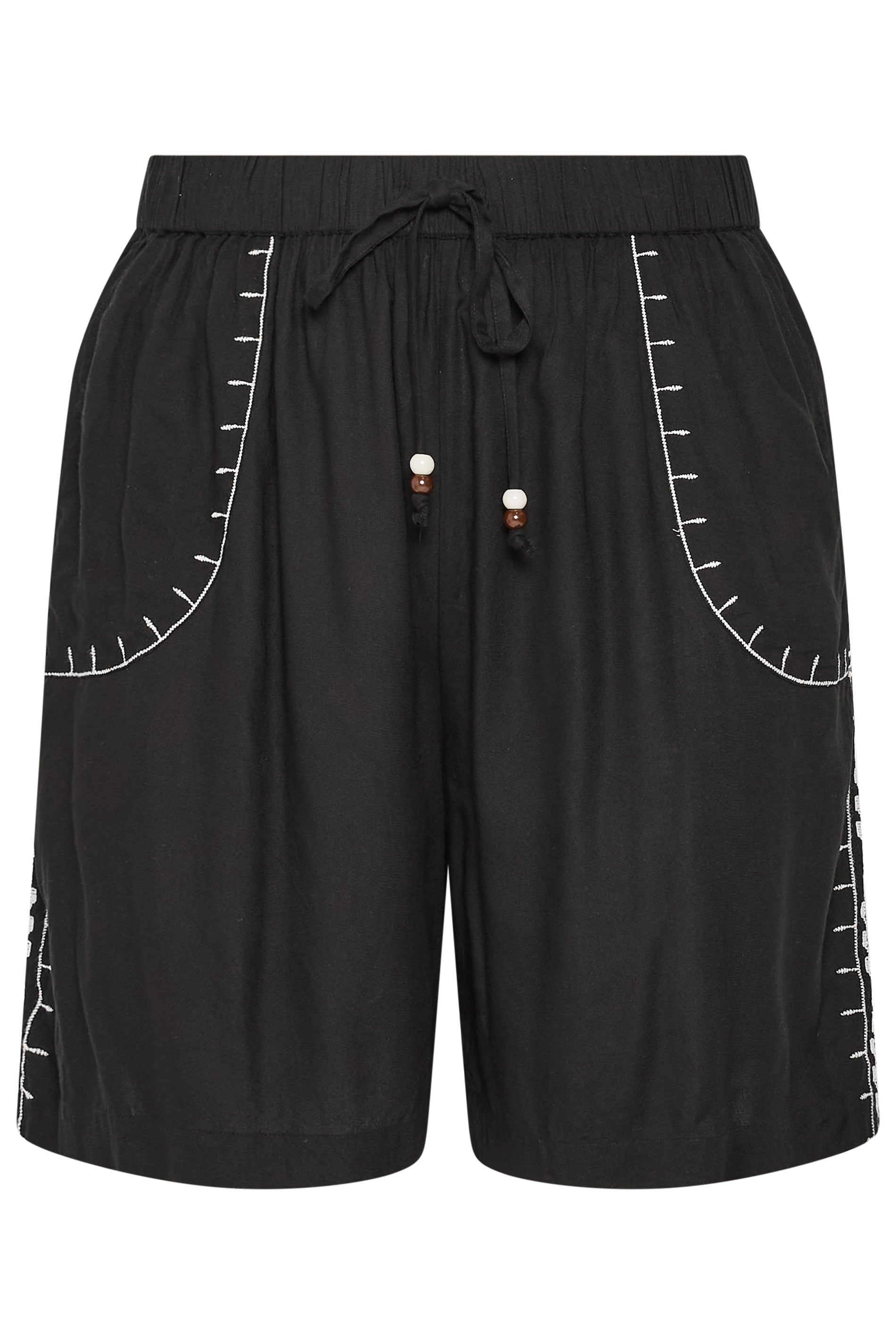 Yours Embroidered Shorts
