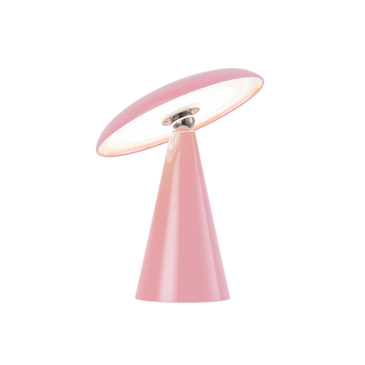 Leitmotiv tafellamp Phoebe LED - roze - 23x23x26cm - Paddenstoellamp