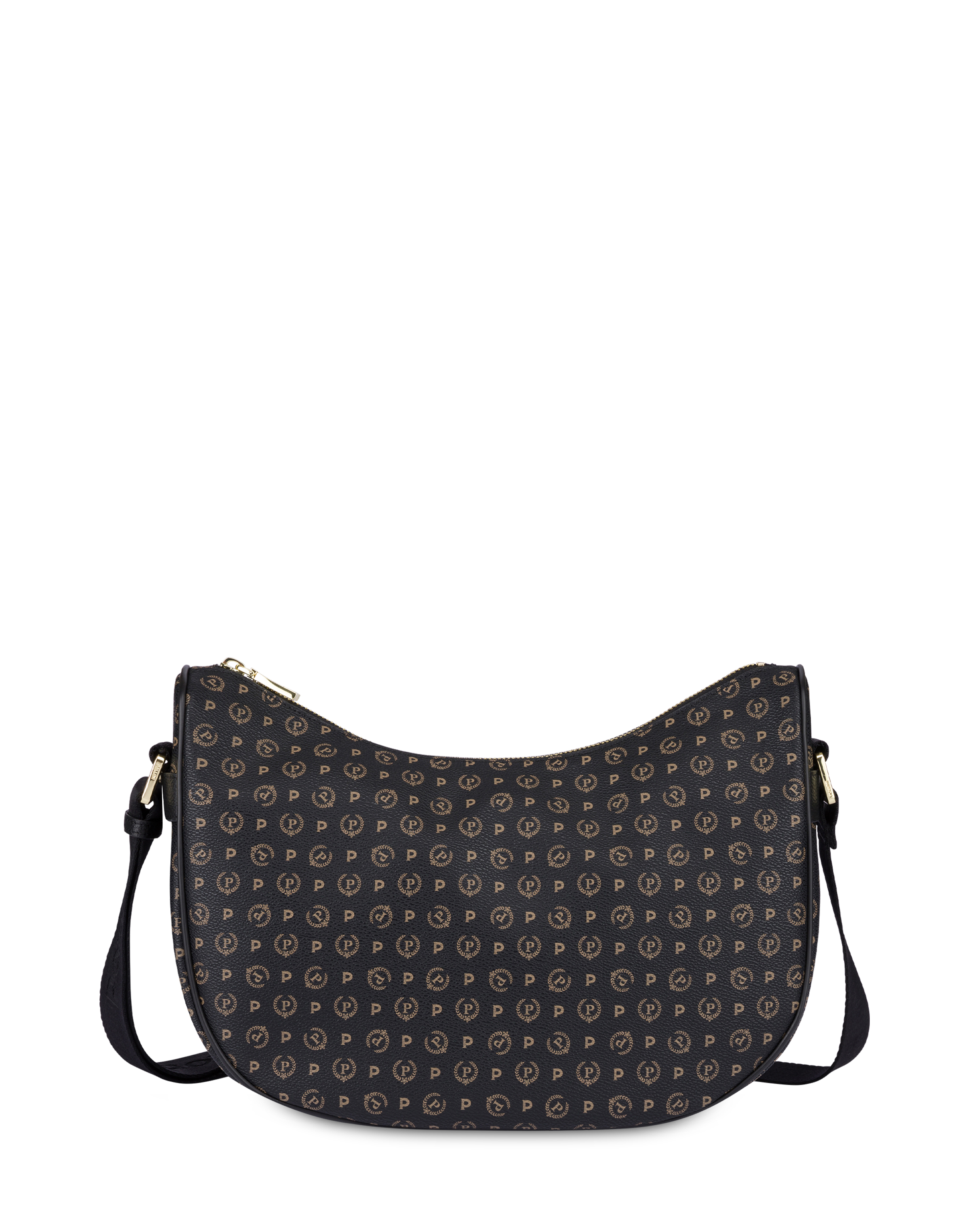 Hobo Bag Heritage Pvc Nero/nero