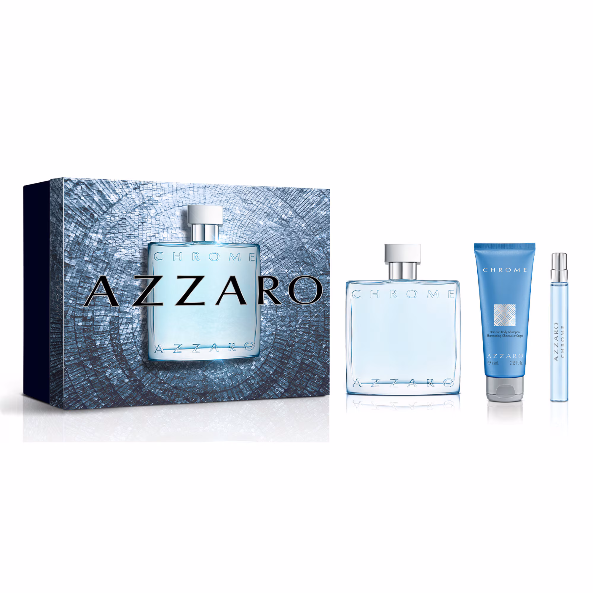 CHROMECoffret - eau de toilette + gel douche cheveux & corps + un format voyage