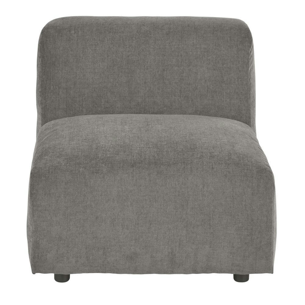 Buddy - Chauffeuse pour canapé modulable grise