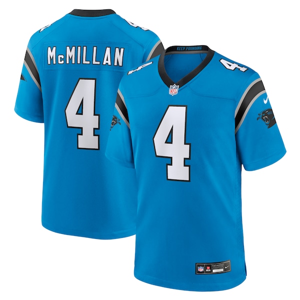 Tetairoa McMillan Carolina Panthers Nike Alternate Game Jersey - Blue/Black