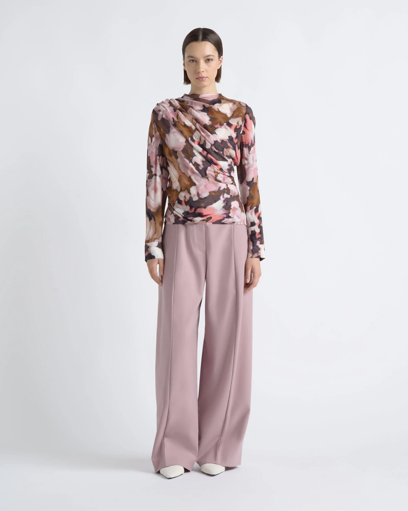 Print Drape Top