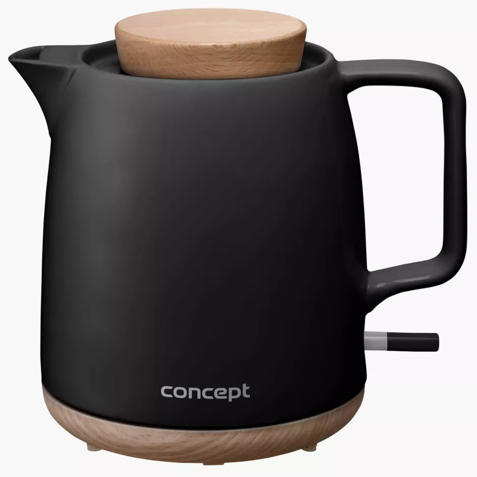 Czajnik elektryczny CONCEPT ELEGANT 1L ceramiczny czarny
