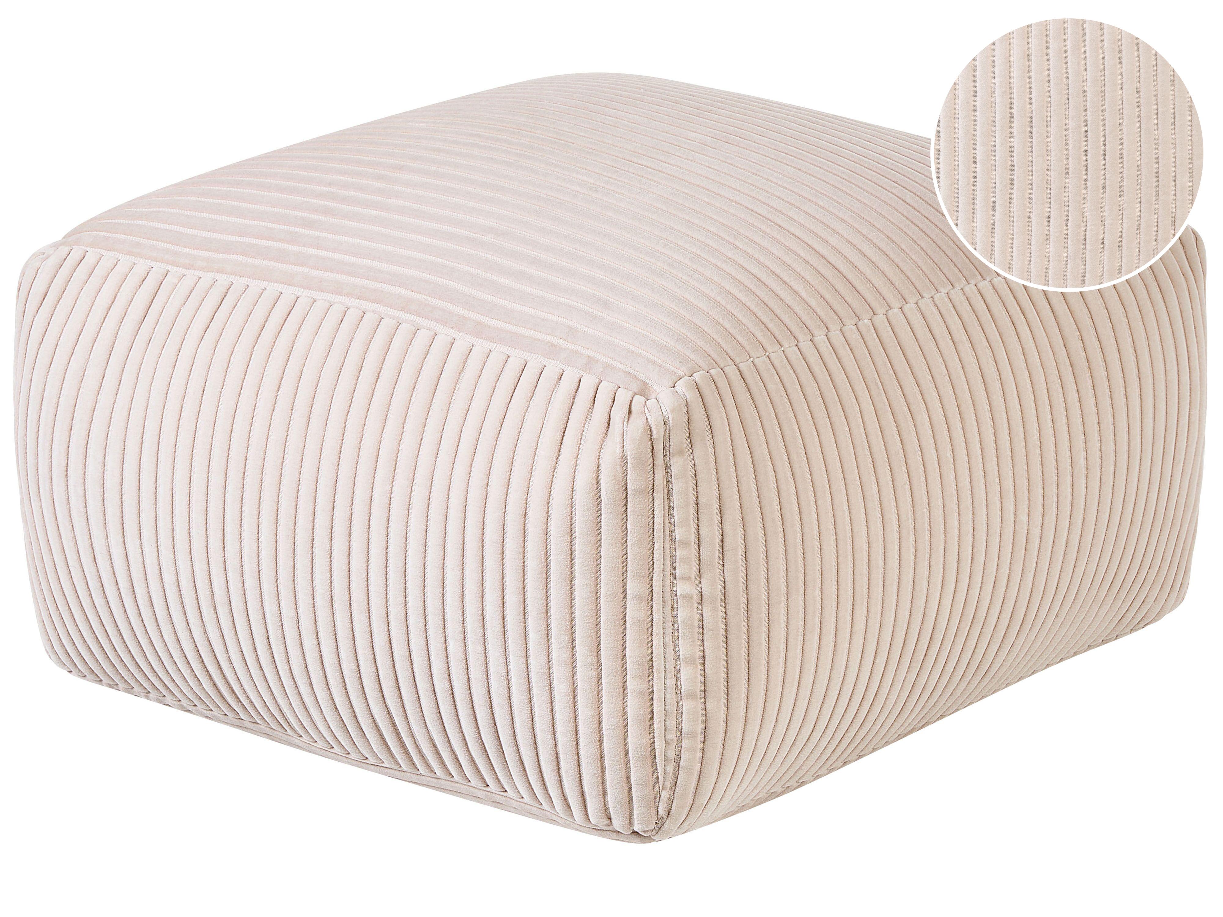 Pouffe MUKKI Cotton Beige