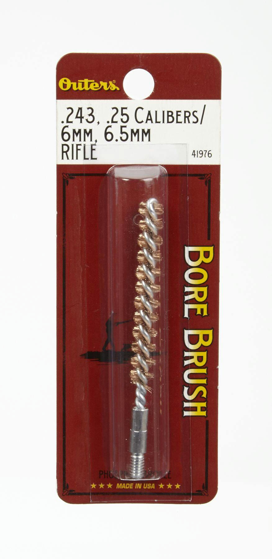 Hoppe's Phosphor Bronze Bore Cleaning Brush, .243/.25cal Rifle