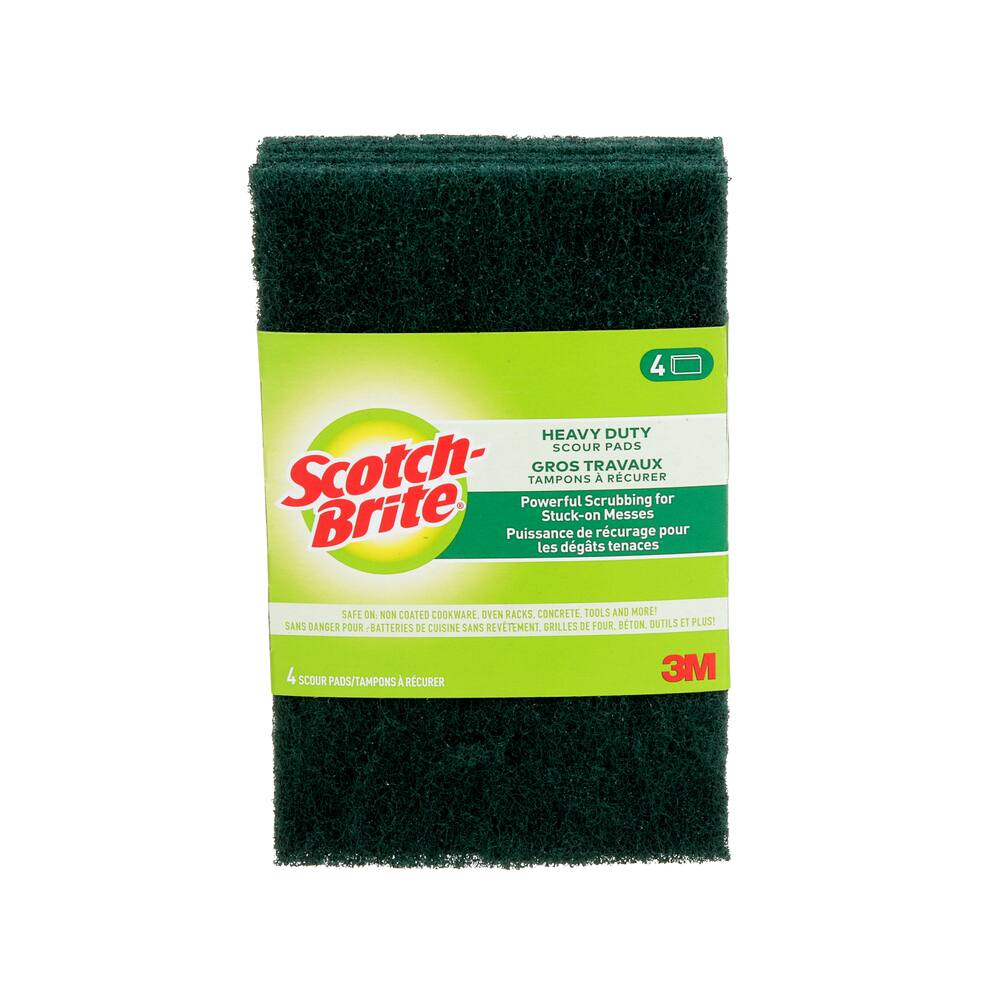 3M Scotch-Brite Delicate Care Scouring Pads / Scrub Sponges, 4-pk