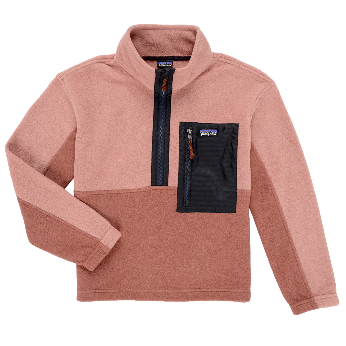 Patagonia - K'S MICRODINI 1/2 ZIP P/O - Pink