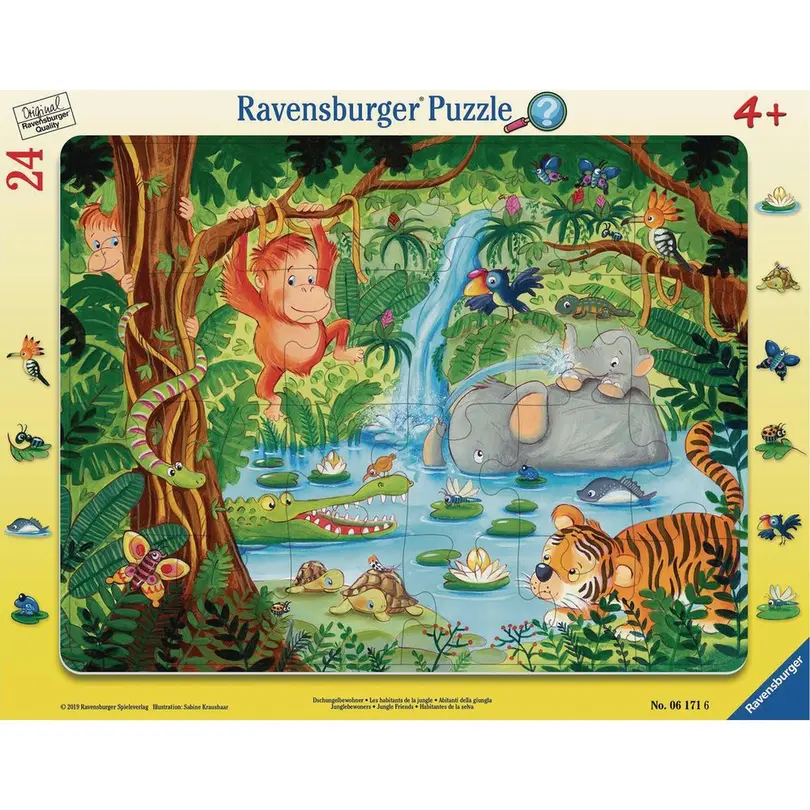 Puzzle 24-teilig Dschungelbewohner