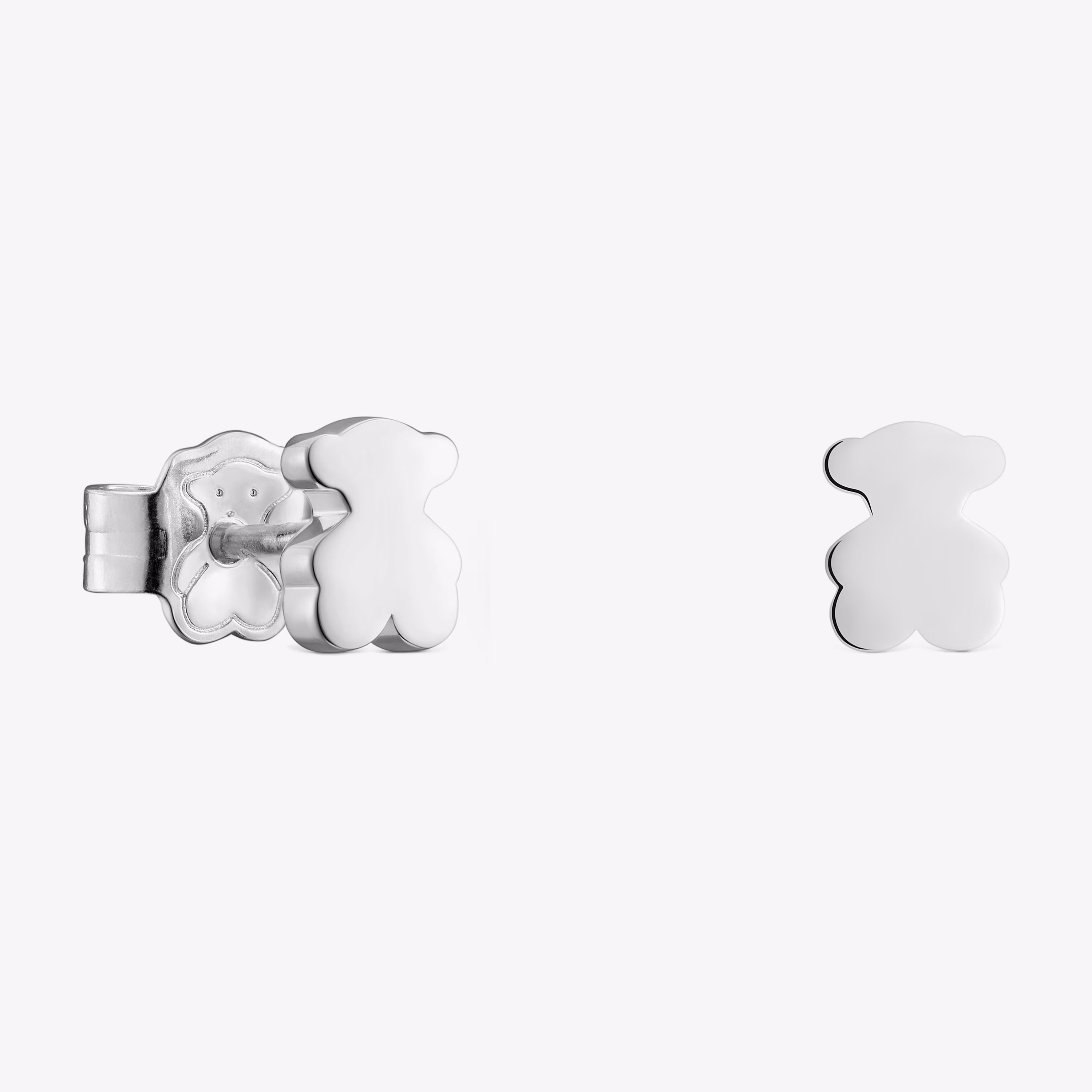 Pendientes oso de plata 6 mm Sweet Dolls