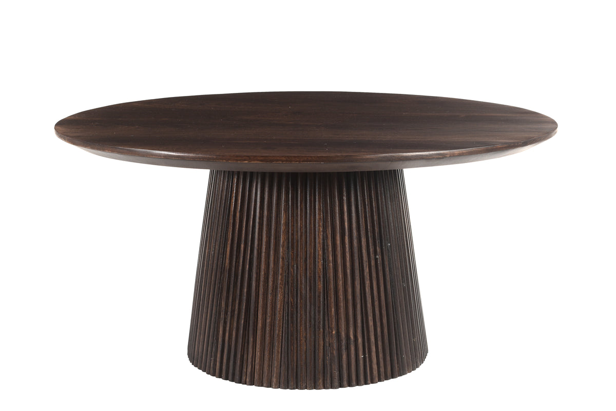 Livingfurn salontafel Salvator - 80cm - mangohout - bruin