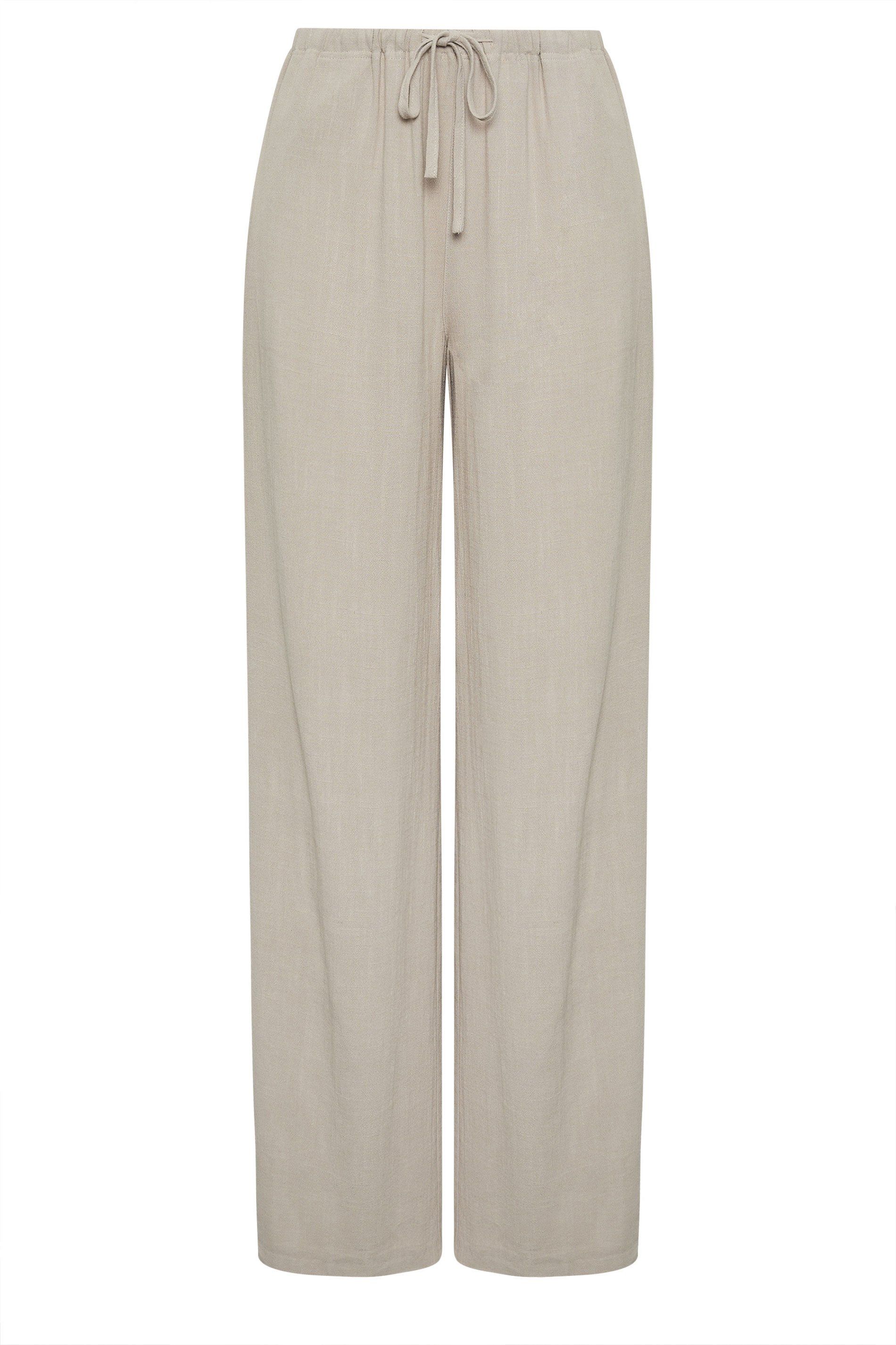Long Tall Sally Tall Wide Leg Linen Trousers