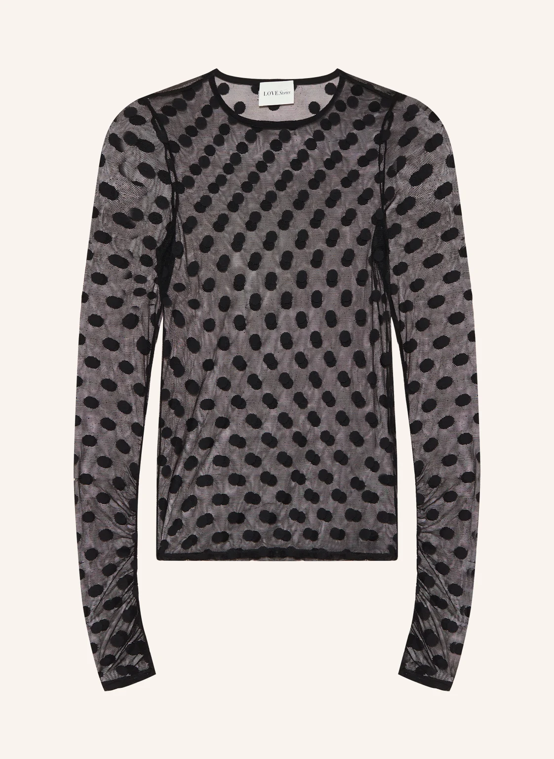 LOVE Stories Lounge-Shirt ELLE aus Mesh