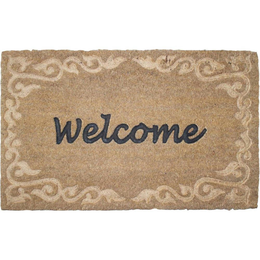 WELCOME - Paillasson coco relief 60x40