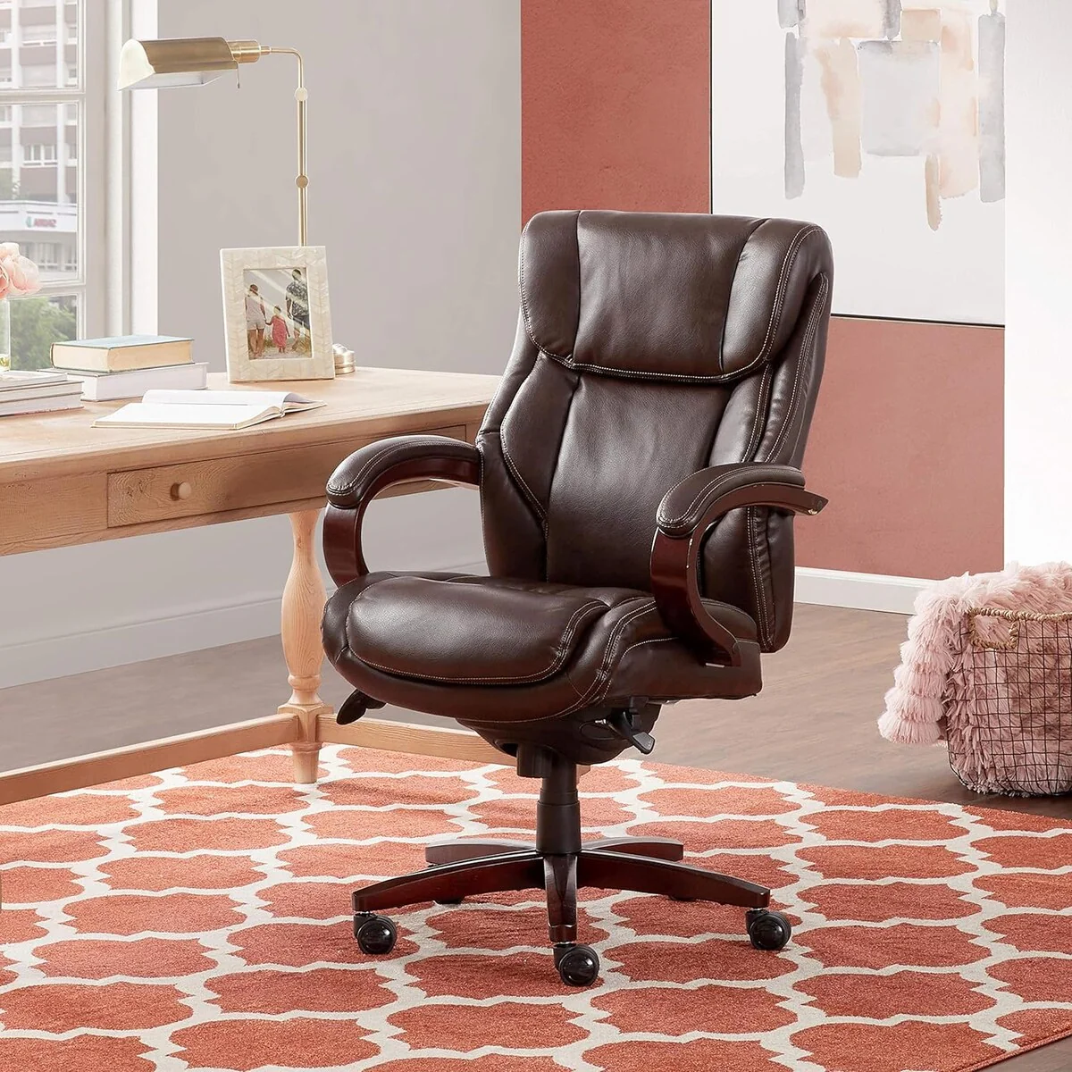 Bellamy Executive Office Chair with Memory Foam Cushions