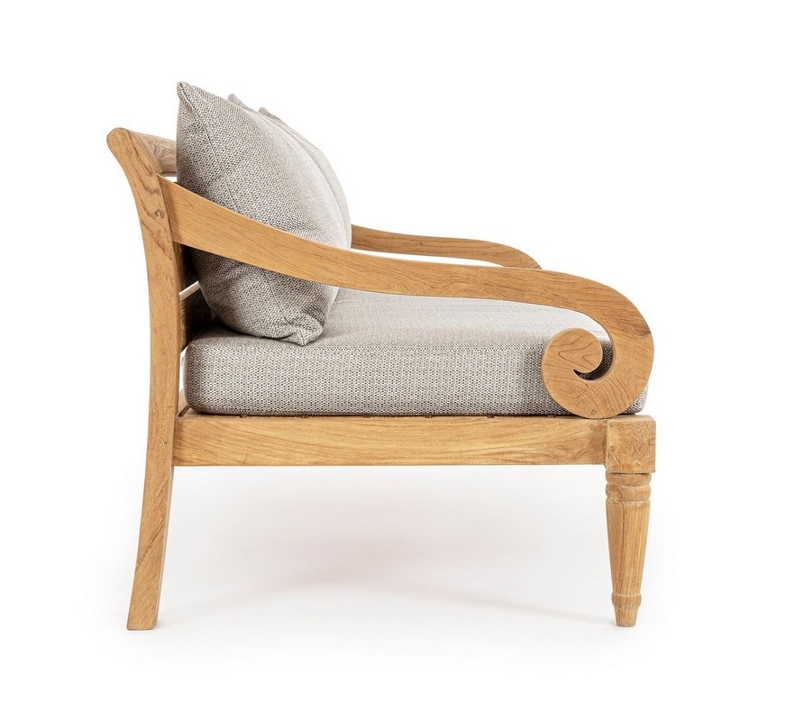 Sofa Kavalan 3-osobowa beżowa