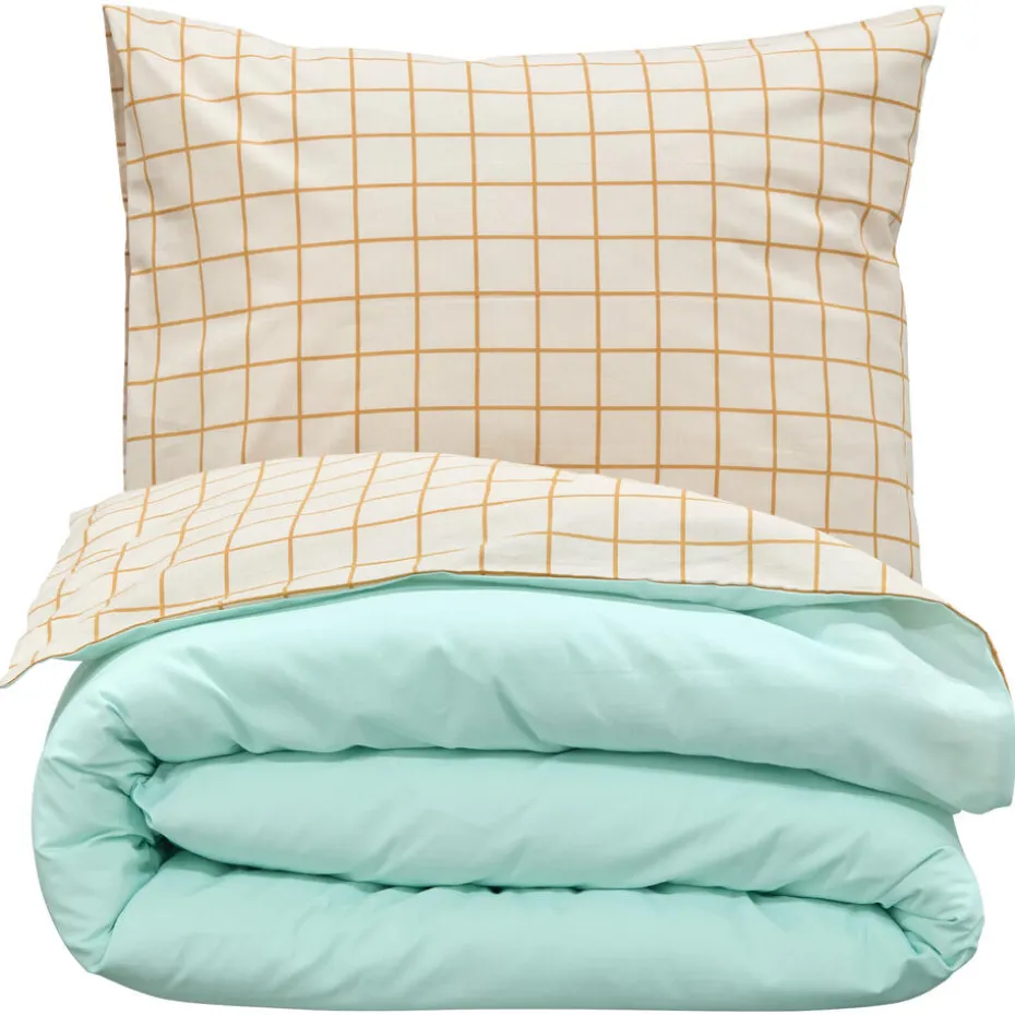 Kwantum Dekbedovertrekken | Beddengoed | Dekbedovertrek Andy Mint 240×240 Cm 240X240CM