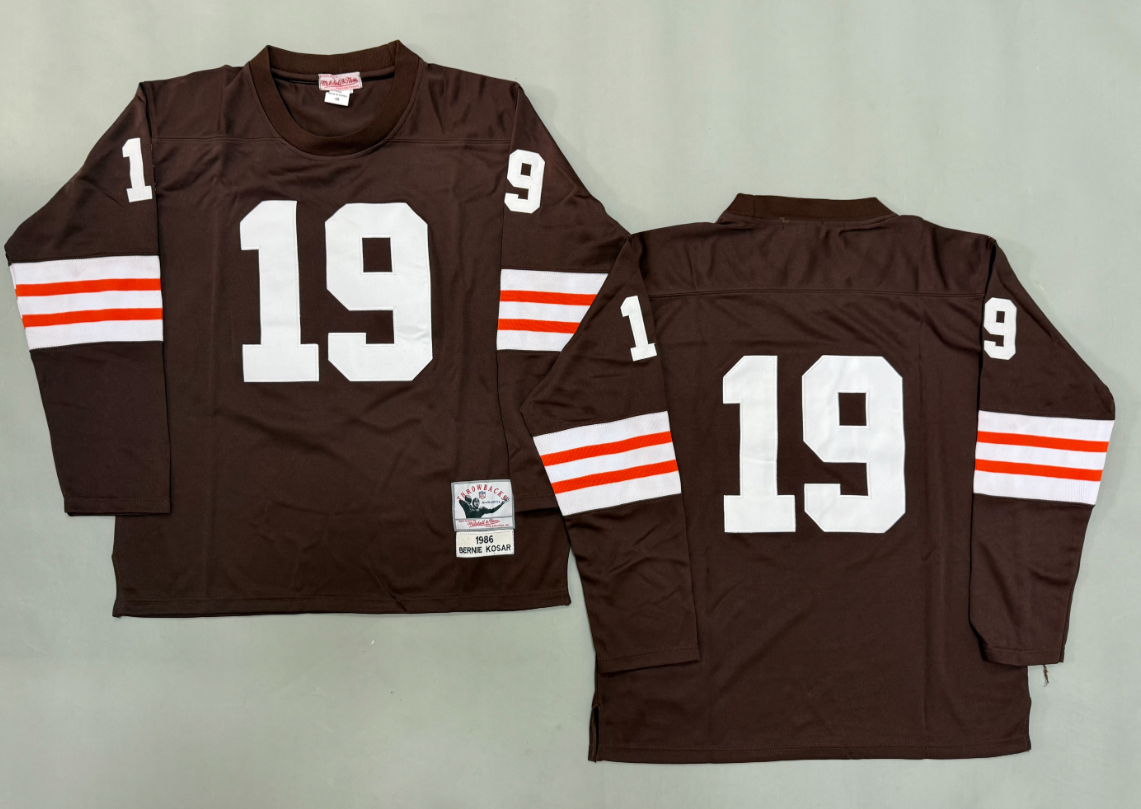 Bernie Kosar Cleveland Browns Authentic Throwback Retired Player Jersey