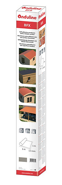 Membrane auto-adhésive pour toiture plate Onduline BFX 1 x 5m