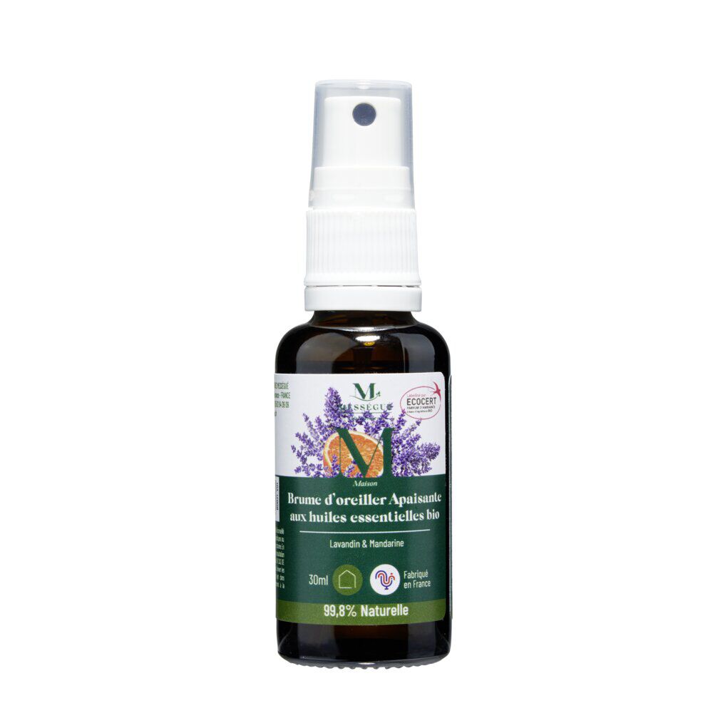 Brume oreiller Mességué apaisante bio lavandin et mandarine 30ml