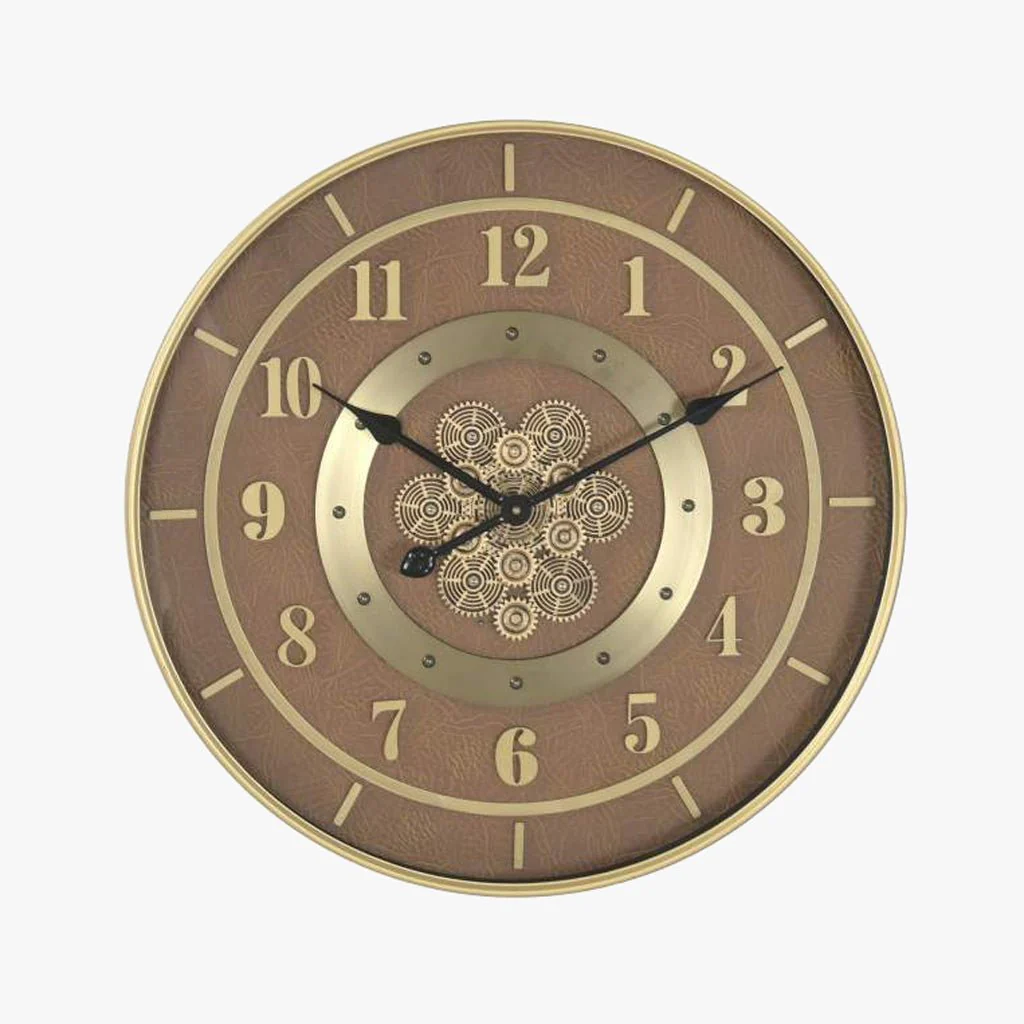 Relogio Parede Dourado 59x8x59