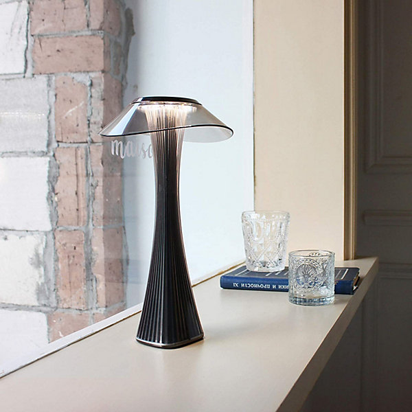 Nettlife Lampe de table LED rechargeable, USB, portable, intensité variable, ambiance, pour chambre