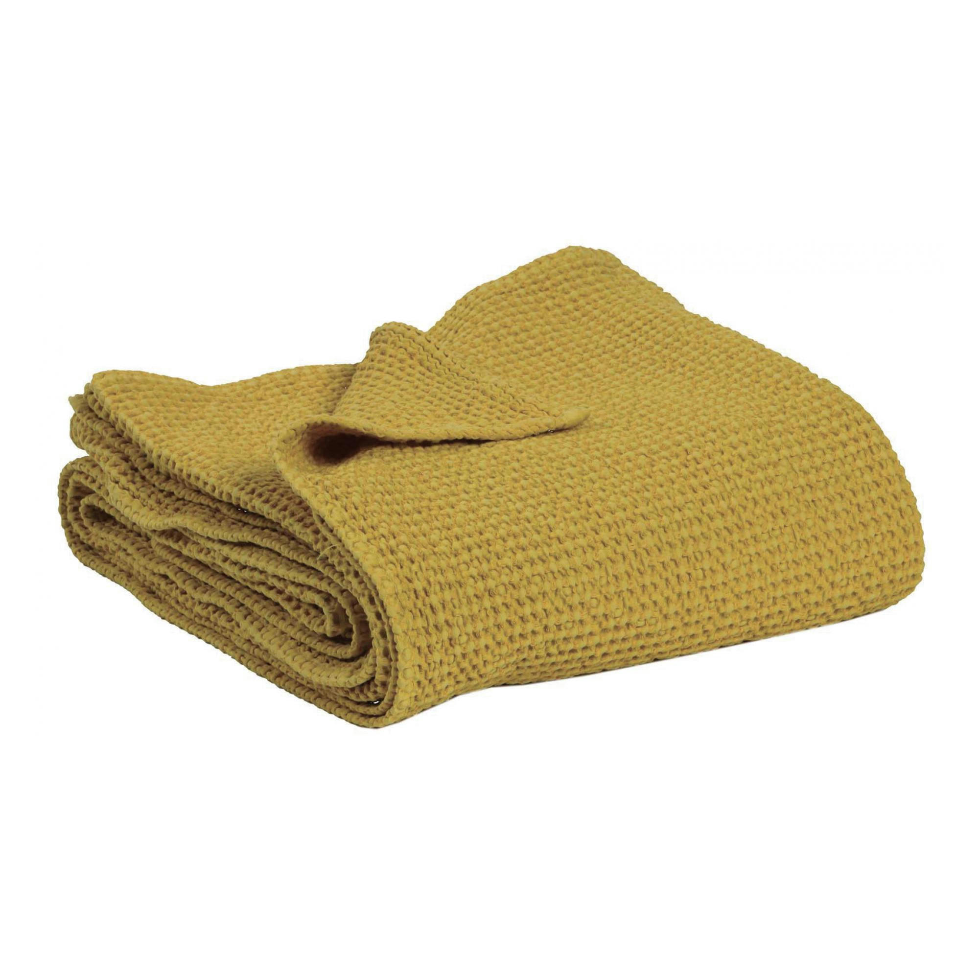 MAIA - Plaid  en coton badiane 140 x 200