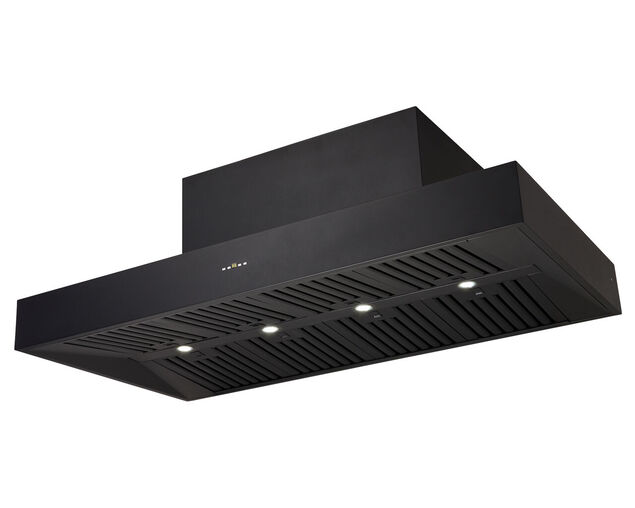 Schweigen Silent Black BBQ Alfresco Rangehood 1500mm 3000M&sup3;/hr Twin Motor